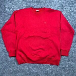 Vintage USA Olympics Red Crewneck Sweatshirt Embroidered‎ Logo Mens XL JCPenney